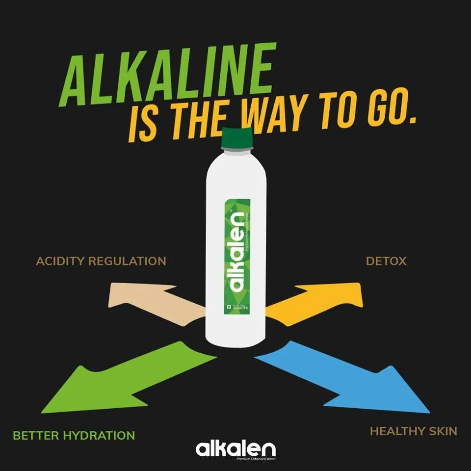 Alkalen post: Alkaline is the way to go, with four benefit arrows