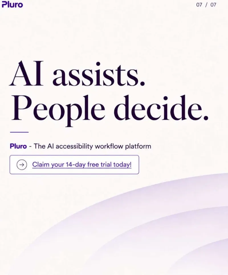 AI assists. People decide.