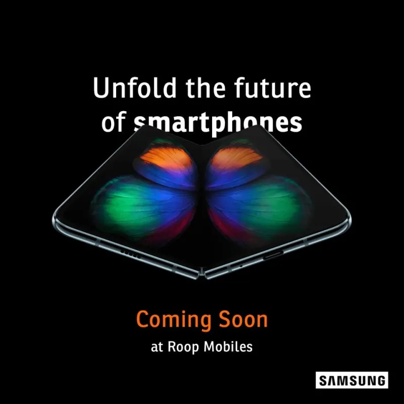 Foldable phone launch teaser